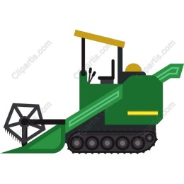 Modern Agricultural Combine Harvester