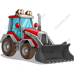 Cartoon Bulldozer