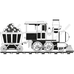 Vintage Steam Locomotive