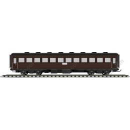 Classic Brown Train Carriage