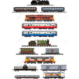  Train Clipart Bundle