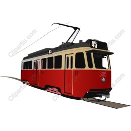 Classic Red Tram