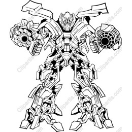 Futuristic Mechanical Warrior