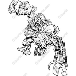 Futuristic Mechanical Robot
