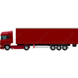 Premium Red Truck for Transportation