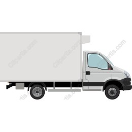 Sleek Delivery Truck