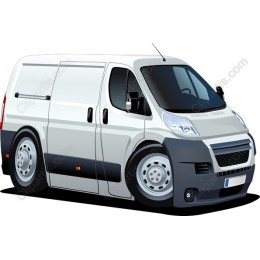 White Cargo Van