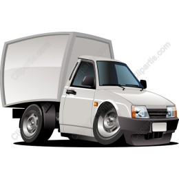 Modern Delivery Truck