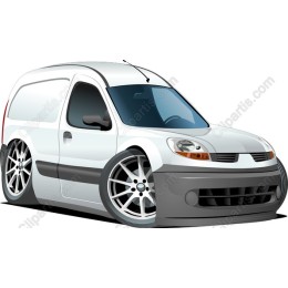 Sleek White Van