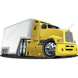 Vibrant Yellow Truck