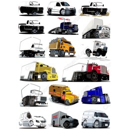  Truck Clipart Bundle - Collection