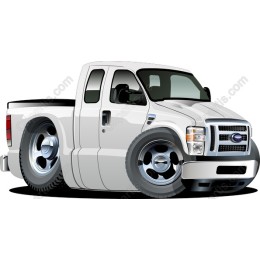 Elegant White Pickup Truck