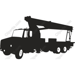 Utility Truck with Crane
