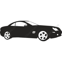 Sleek Black Sports Car