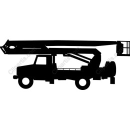 Utility Truck with Aerial Ladder