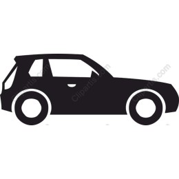 Modern Black Car