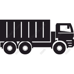 Black Dump Truck