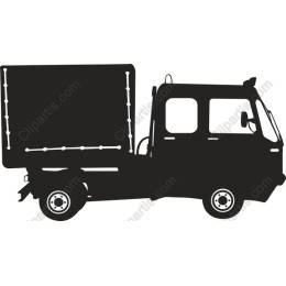 Black Delivery Truck