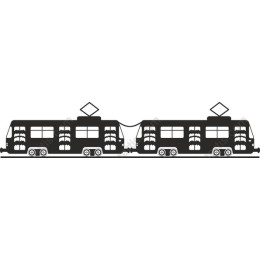 Classic Black Tram