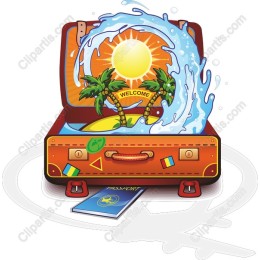 Tropical Adventure Suitcase