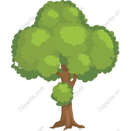 Stylized Lush Green Tree