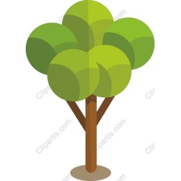 Stylized Green Tree