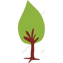 Stylized Green Tree