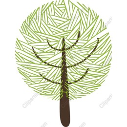 Stylized Green Tree