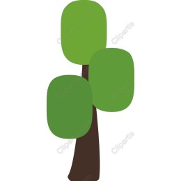 Minimalist Green Tree