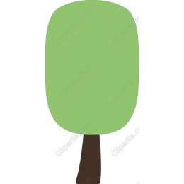 Whimsical Green Tree