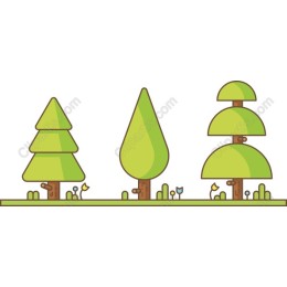 Whimsical Tree Set