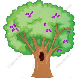 Vibrant Cartoon Tree
