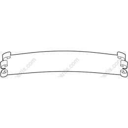 Elegant Blank Ribbon Banner