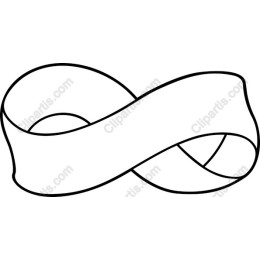Elegant Infinity Ribbon