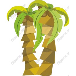 Tropical Palm Trees Geometric