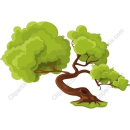 Whimsical Green Tree