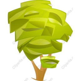 Modern Green Tree