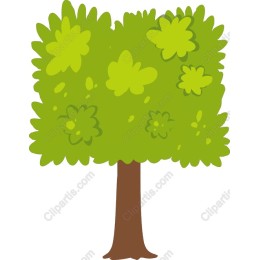 Whimsical Green Tree
