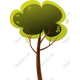 Vibrant Cartoon Tree
