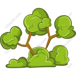 Vibrant Cartoon Tree