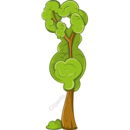 Playful Cartoon Tree
