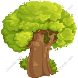 Vibrant Green Tree