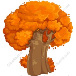Autumn Orange Tree