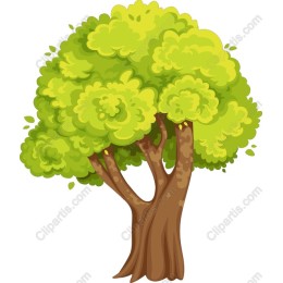 Vibrant Lush Green Tree
