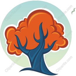 Vibrant Stylized Tree