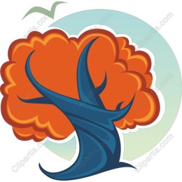 Vibrant Abstract Tree