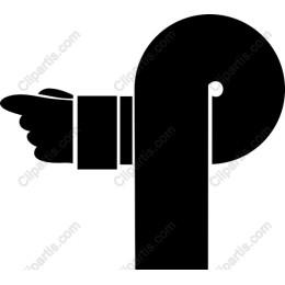 Pointing Hand - Minimalist