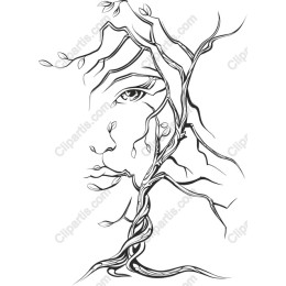 Nature's Embrace: Intricate Nature-Inspired