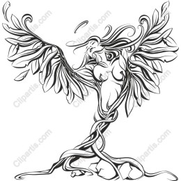 Nature's Embrace - Elegant Woman and Nature