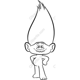 Playful Cartoon Troll